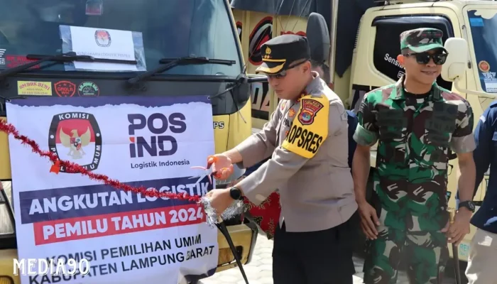 KPU Lampung Barat Distribusikan Logistik Pemilu ke 982 TPS di 15 Kecamatan, 5 Kelurahan, dan 131 Pekon