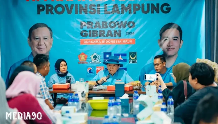 Optimisme TKD Prabowo-Gibran Lampung: Kampanye di 271 Lokasi Selama 2,5 Bulan, Target Suara 70%