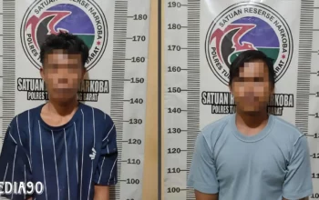 Pesta Sabu di Tulangbawang Tengah, Dua Pemuda Asal Pesawaran ini Digerebek Polisi