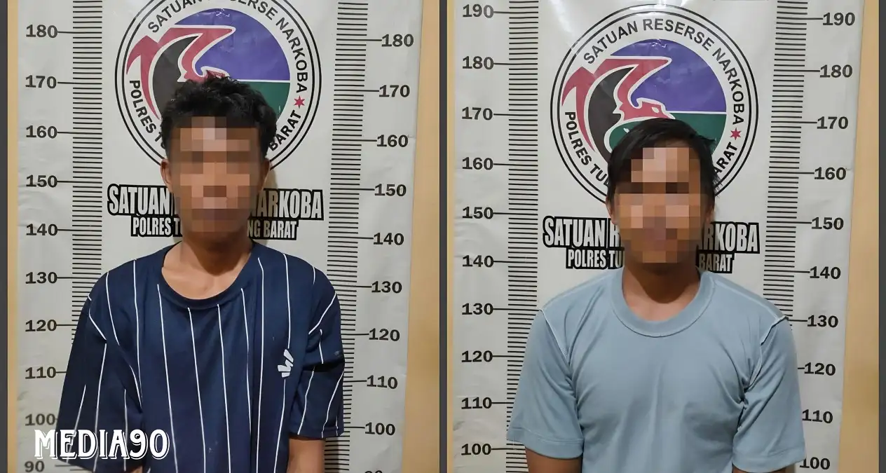 Pesta Sabu di Tulangbawang Tengah, Dua Pemuda Asal Pesawaran ini Digerebek Polisi