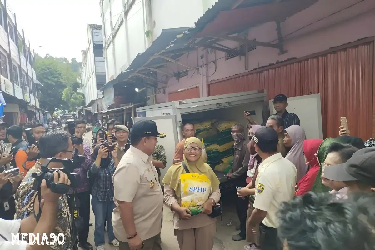 Sidak Bareng Bank Indonesia di Pasar Panjang, Gubernur Lampung Ada Indikasi Monopoli Jika Beras Langka