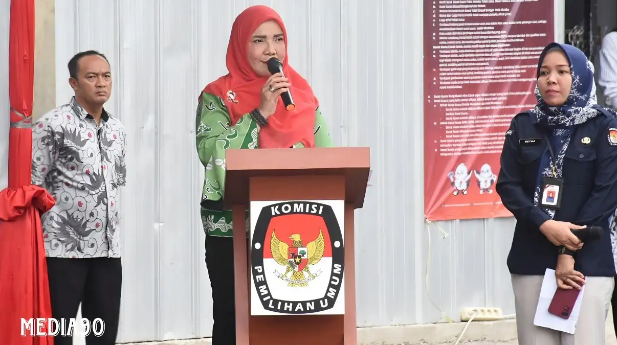 Walikota Bandar Lampung Lepas Logistik Pemilu di 2.880 TPS ke 126 Kelurahan