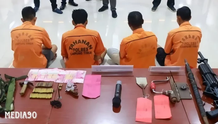 Pecatan TNI Ditangkap di Jabung Lampung Timur: Tersangka Beli Narkoba Pakai Uang Palsu dan Bawa Pistol