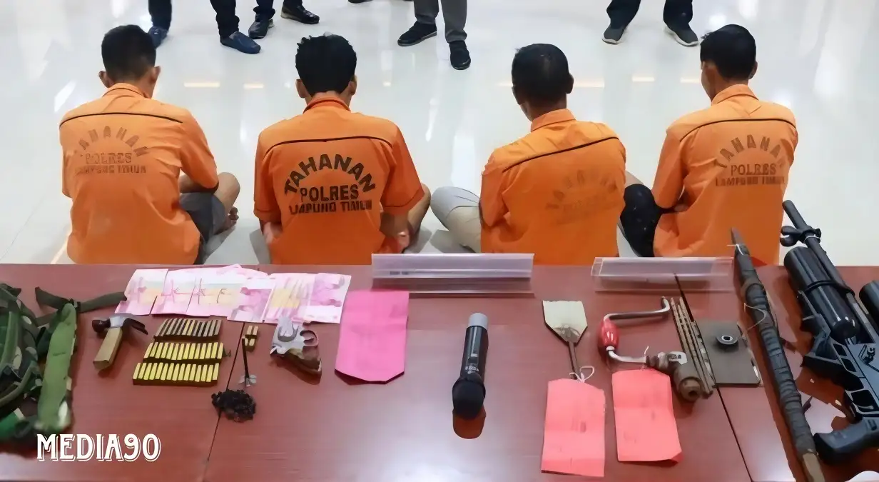 Beli Narkoba Pakai Uang Palsu dan Bawa Pistol, Pecatan TNI Ditangkap di Jabung Lampung Timur