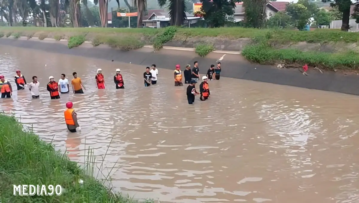 Berangkat Ngaji, Bocah Terpeleset Masuk Irigasi di Kota Gajah Lampung Tengah Ditemukan Meninggal