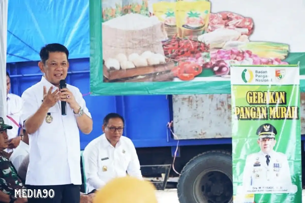 Jelang Hari Raya Idul Fitri 1445 H, Pemerintah Tulangbawang Barat, Gelar Gerakan Pangan Murah