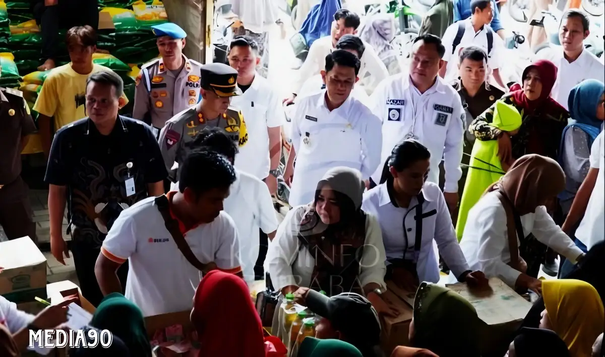 Jelang Ramadan Pemkab Tulang Bawang Barat Kembali Gelar Pasar Murah di Pulung Kencana, Sediakan 20 Ton Beras