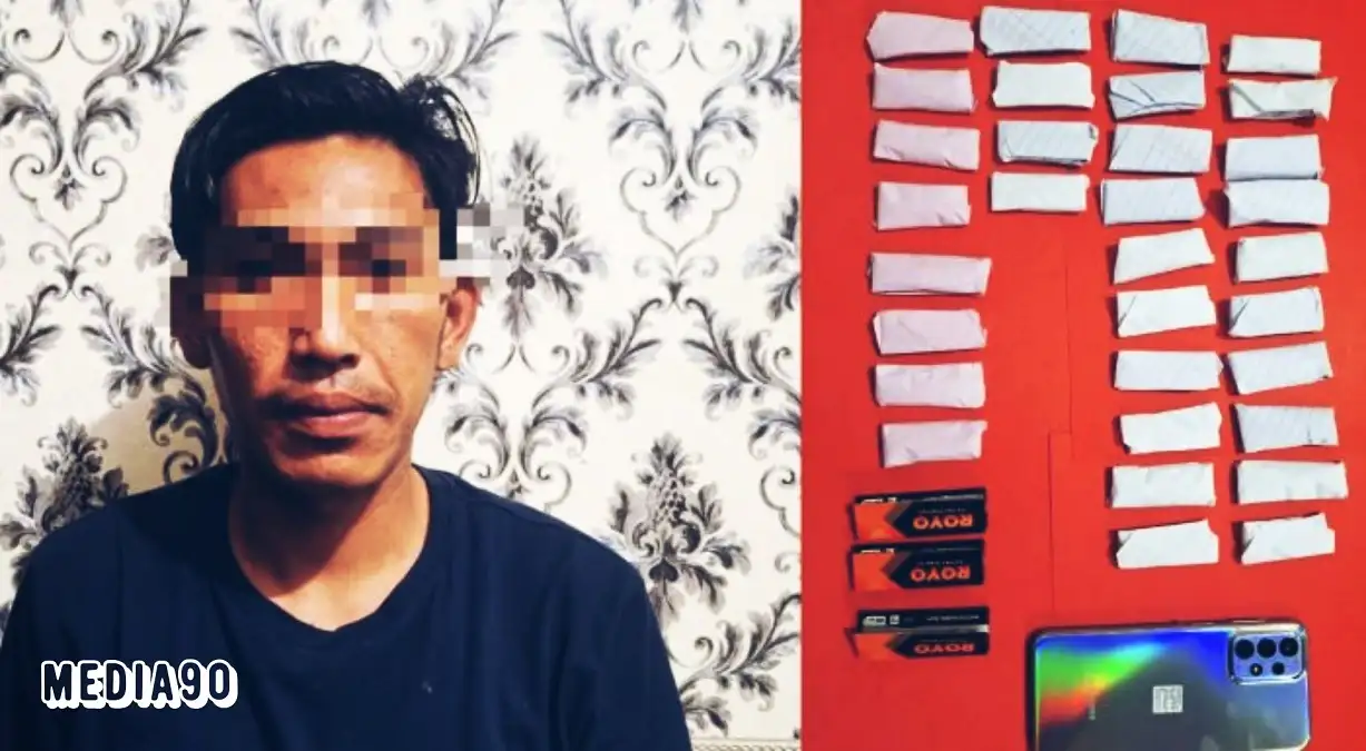 Kedapatan Bawa 24 Klip Ganja di Lintas Liwa-Krui Balik Bukit, Polres Lampung Barat Bekuk Pria ini