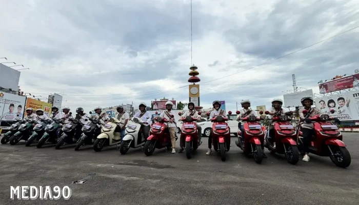 Ramadan City Rolling: TDM Gelar Perkenalan New Honda Stylo 160 di Bandar Lampung