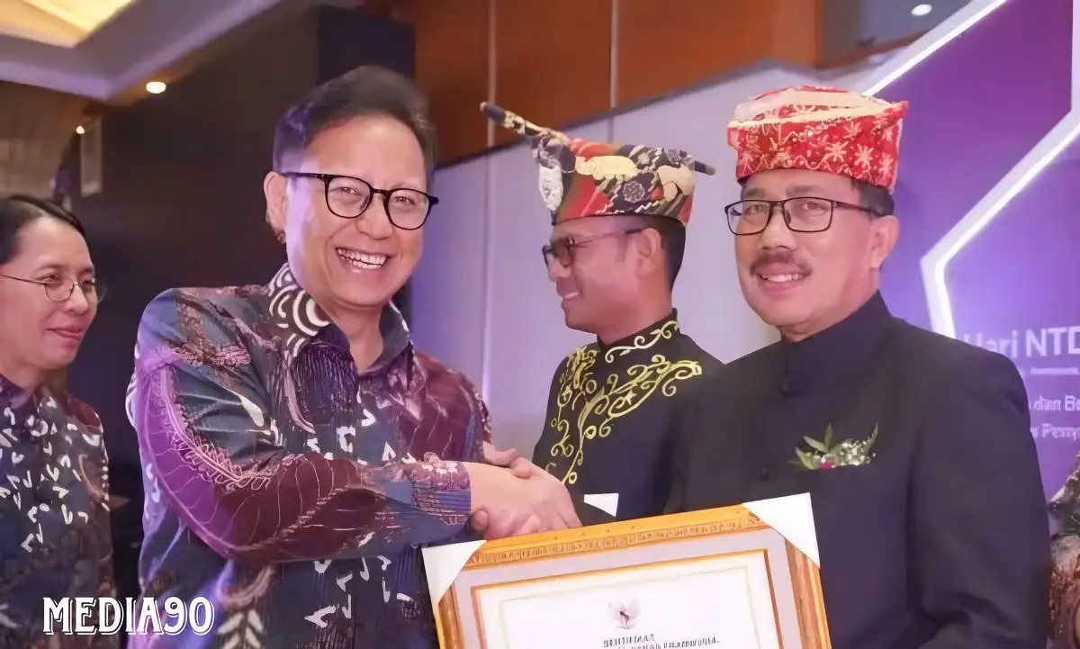 Lampung Selatan Raih Penghargaan Kabupaten Bebas Frambusia dari Kementerian Kesehatan.