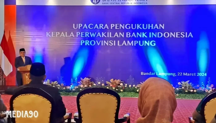 Kepala Perwakilan Bank Indonesia Lampung Dilantik, Gubernur Arinal Djunaidi Mendorong Pengendalian Inflasi
