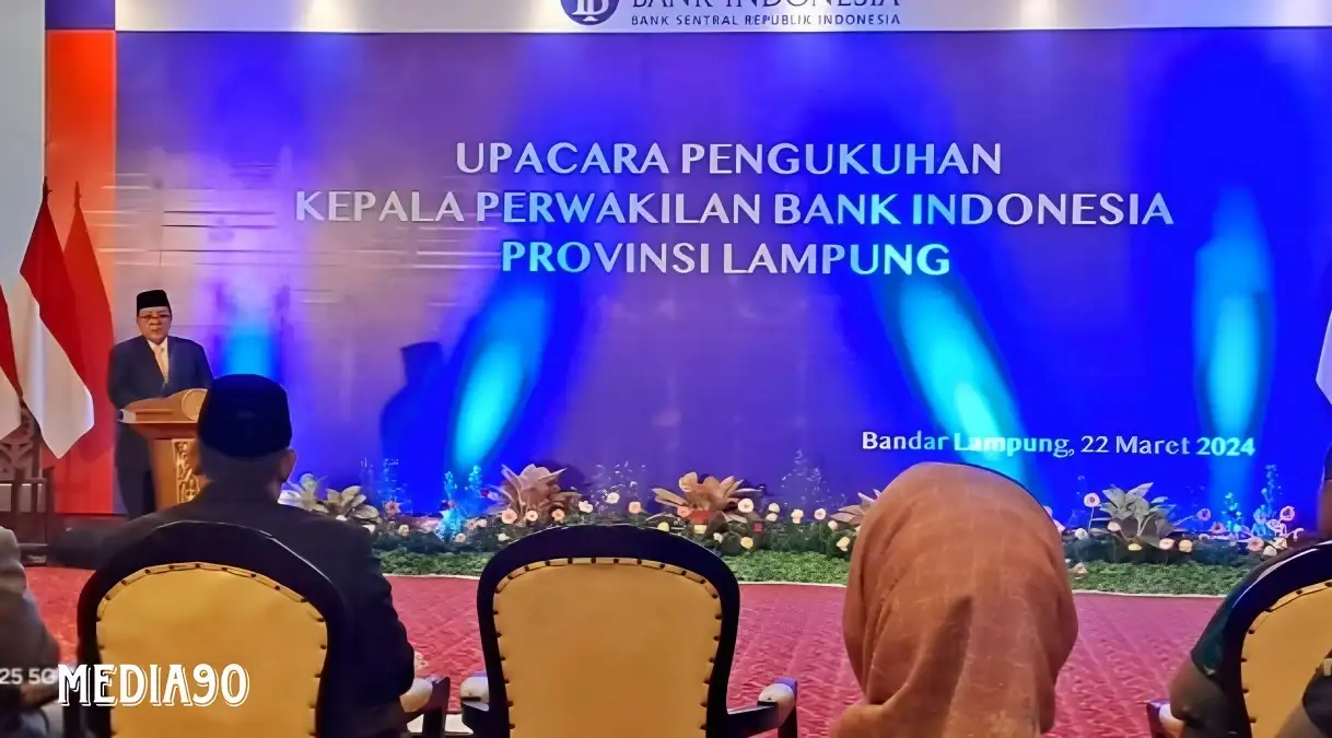 Pengukuhan Kepala Perwakilan Bank Indonesia Lampung, Gubernur Arinal Djunaidi Ajak Kendalikan Inflasi