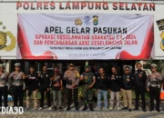 Operasi Krakatau: Polres Lampung Selatan Sasar Lima Titik Penting Selama 14 Hari