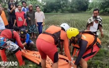 Remaja Hanyut di Sungai Way Bulok Sidoharjo Pringsewu Ditemukan Meninggal Dunia