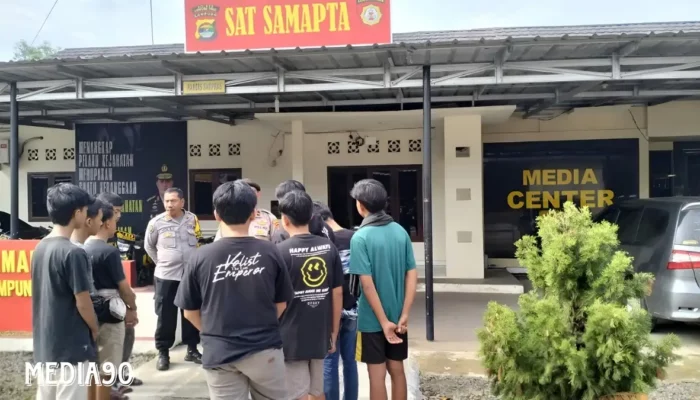 Kegaduhan Subuh: 10 Remaja Ditangkap Polisi saat Rencana Balap Liar di Way Bungur Lampung Timur