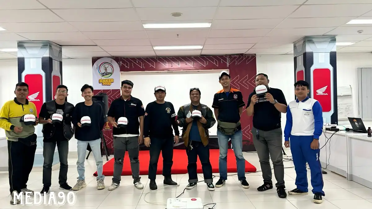 TDM Lampung Edukasikan Keselamatan Berkendara ke Komunitas Motor Honda