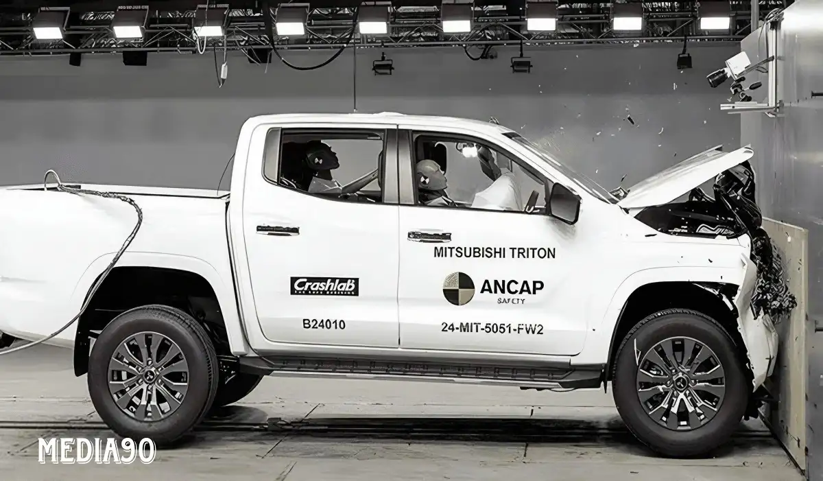 All New Mitsubishi Triton Dapat Bintang 5 Di Tes Tabrak ANCAP