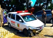 Ambulans Bawa Pasien Tabrak Motor Guru Warga Pagelaran di Jalinbar Fajaresuk Pringsewu, Pemotor Patah Kaki