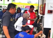 Cegah Kecurangan, Diskoperindag Tulang Bawang Barat Periksa Meteran Lima SPBU, ini Hasilnya