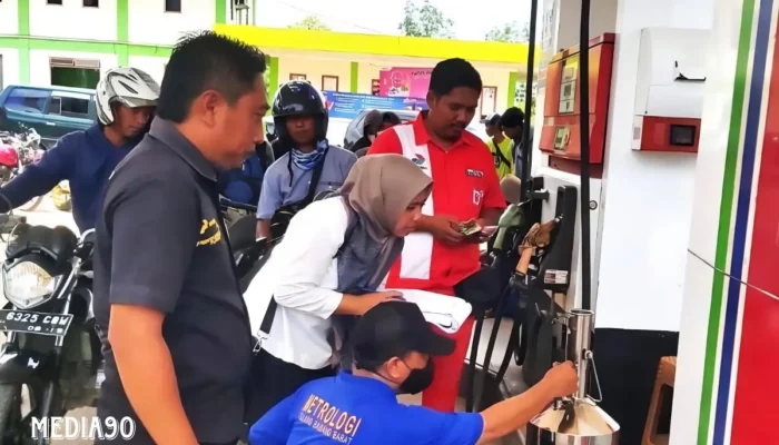 Hasil Pemeriksaan Meteran Lima SPBU di Tulang Bawang Barat: Langkah Antikecurangan Diskoperindag