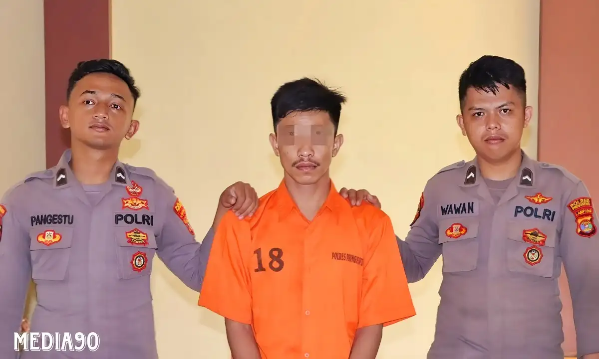 Curi Motor di Tiga Kabupaten, Polres Pringsewu Ringkus Pria ini Saat Keluar Penjara di Halaman Lapas Gunungsugih