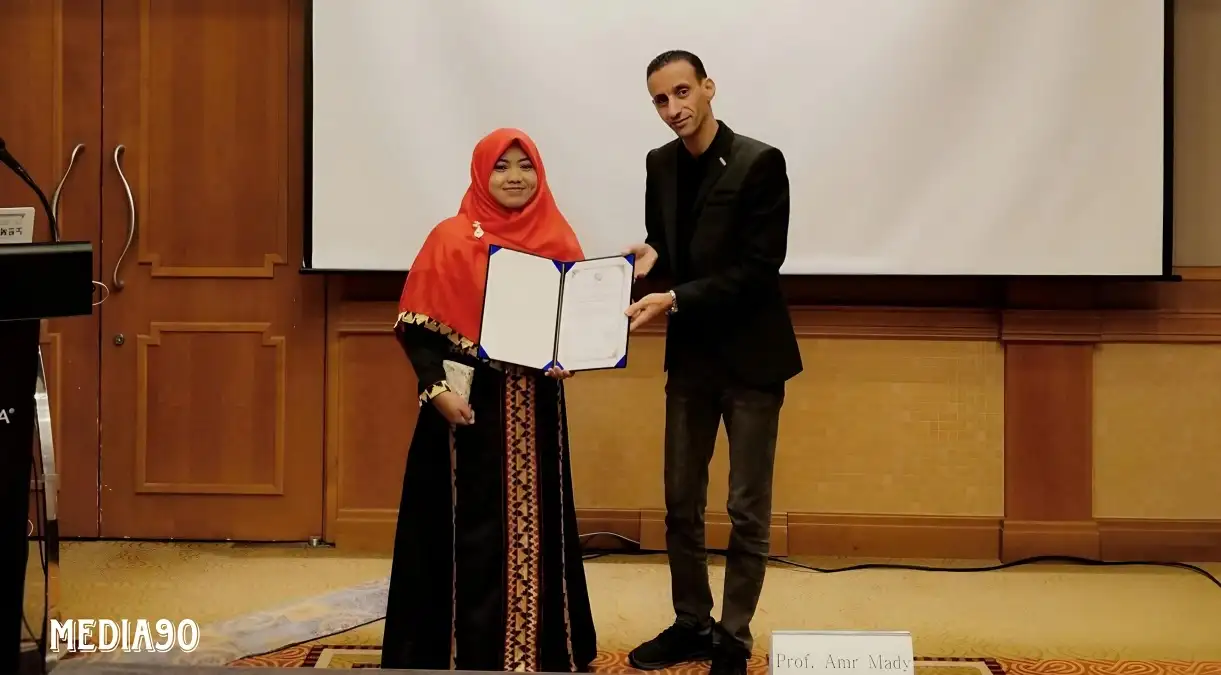 Dosen FMIPA Unila Leni Rumiyanti Raih Penghargaan Best Oral Presentation di Korea Selatan