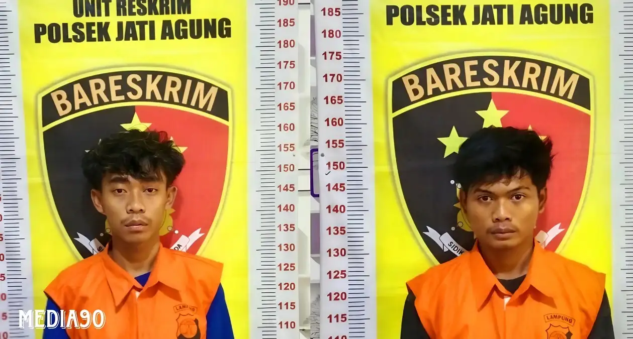 Gondol Motor Usai Bacok Pemiliknya, Dua Pemuda Asal Jati Agung Lampung Selatan ini Diringkus, Satu Pelaku Buron