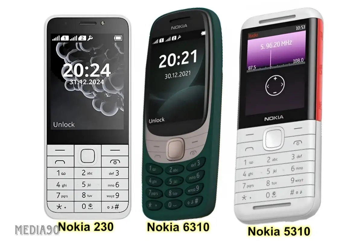 HMD Global luncurkan 3 ponsel Nokia baru terinspirasi retro versi asli