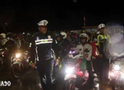 Polres Lampung Selatan dan Polresta Bandar Lampung Bergantian Kawal Keamanan Pemudik Motor