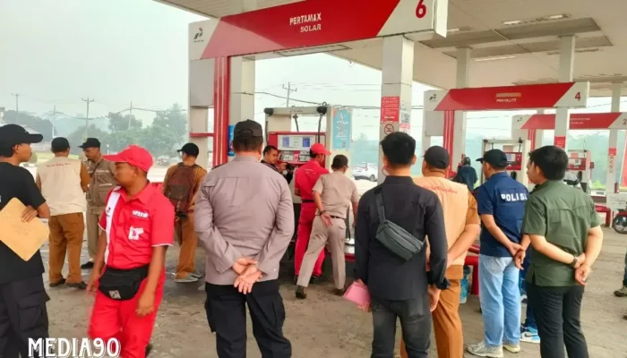 Ketatnya Pemeriksaan Polres Lampung Selatan di Semua SPBU Menjelang Mudik Lebaran untuk Antisipasi Kecurangan Takaran