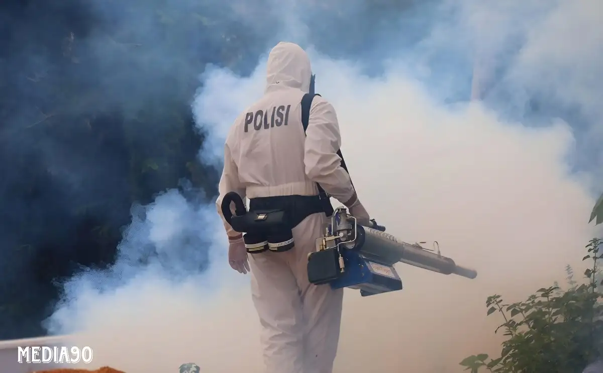 Kemenkes Ungkap Kasus DBD Tembus 76 Ribu Sepanjang 2024, Polda Gencarkan Fogging di Bandar Lampung