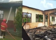 Kebakaran Melanda Gedung SDN 2 Mulyosari Tanjung Sari, Lampung Selatan: Kerugian Besar Akibat Korsleting Listrik