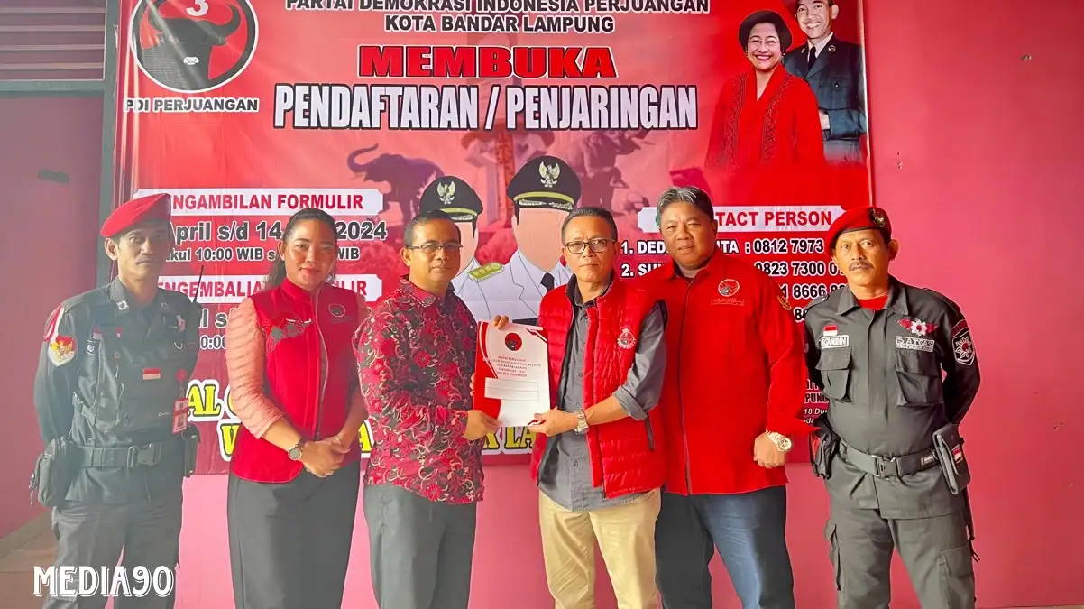 Petahana Eva Dwiana Daftar Penjaringan Calon Wali Kota 2024 di PDIP Bandar Lampung