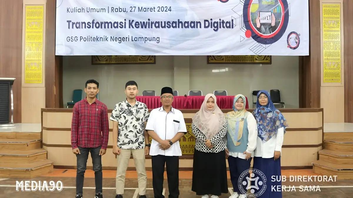 Polinela Gelar Kuliah Umum Transformasi Digital dalam Kewirausahaan