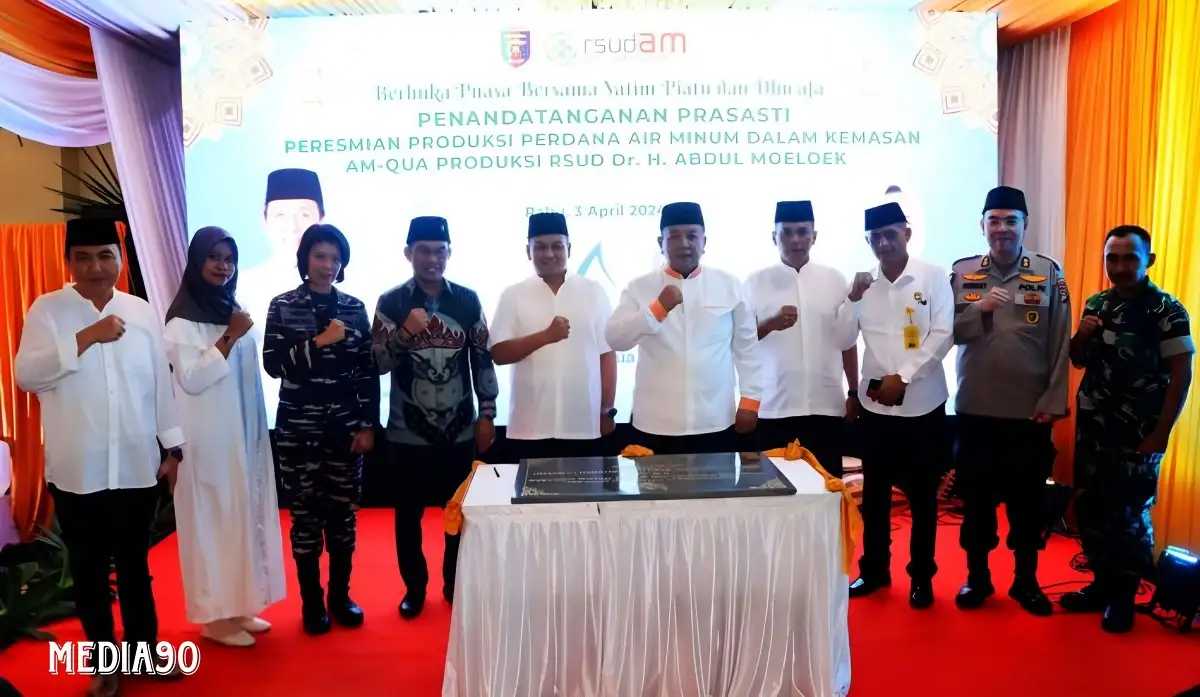 RSUD Abdul Moeloek Lampung Luncurkan Air Minum Kemasan AM-Qua, ini Manfaatnya untuk Kesehatan
