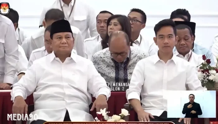 Tok! KPU Resmi Menetapkan Prabowo-Gibran Sebagai Pasangan Presiden-Wapres Terpilih dengan Dukungan Suara 96.214.691 atau 58,59%