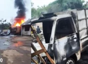 Tersambar Api: Bengkel Berubah Jadi Gudang BBM Terbakar di Candimas Natar, Polisi Mulai Penyelidikan
