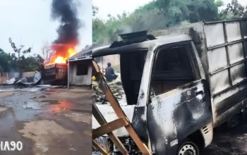 Tersambar Api: Bengkel Berubah Jadi Gudang BBM Terbakar di Candimas Natar, Polisi Mulai Penyelidikan
