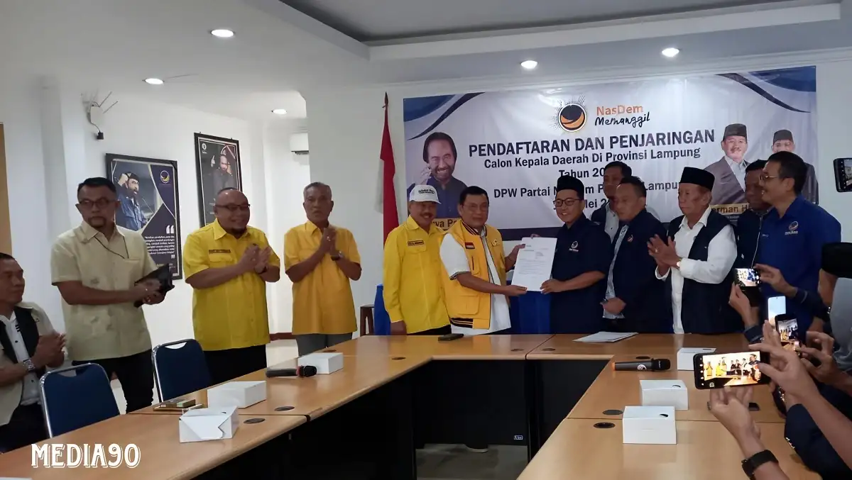 Daftar Calon Gubernur Lampung di Nasdem, Hanan Optimis Bisa Koalisi Bersama