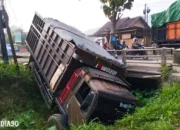 Diduga Rem Blong, Truk Hantam Pemotor Hingga Tewas di Campang Raya Bandar Lampung