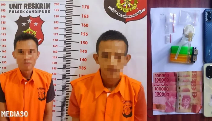 Pemuda Jabung dan Candipuro Ditangkap Polsek Candipuro karena Menyimpan Sabu dan Senjata Tajam