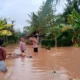 Kiriman dari Tanggamus, Puluhan Rumah di Ambarawa Pringsewu Terendam Banjir, Satu Bedeng Hanyut