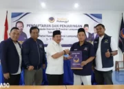 Mantan Wali Kota Bandar Lampung Herman HN Daftar Penjaringan Calon Gubernur di Nasdem dan Demokrat
