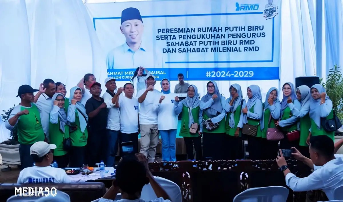 Melalui Sahabat Putih Biru dan Sahabat Milenial, Anak Muda Lampung Utara Dukung Mirza Calon Gubernur