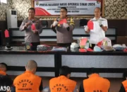 Polres Lampung Selatan Berhasil Tangkap 28 Spesialis Pencurian dalam Operasi Sikat 2024