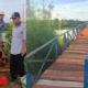Perlancar Akses di Areal Tambak, Kampung Bumi Dipasena Agung Perbaiki 12 Jembatan Kayu