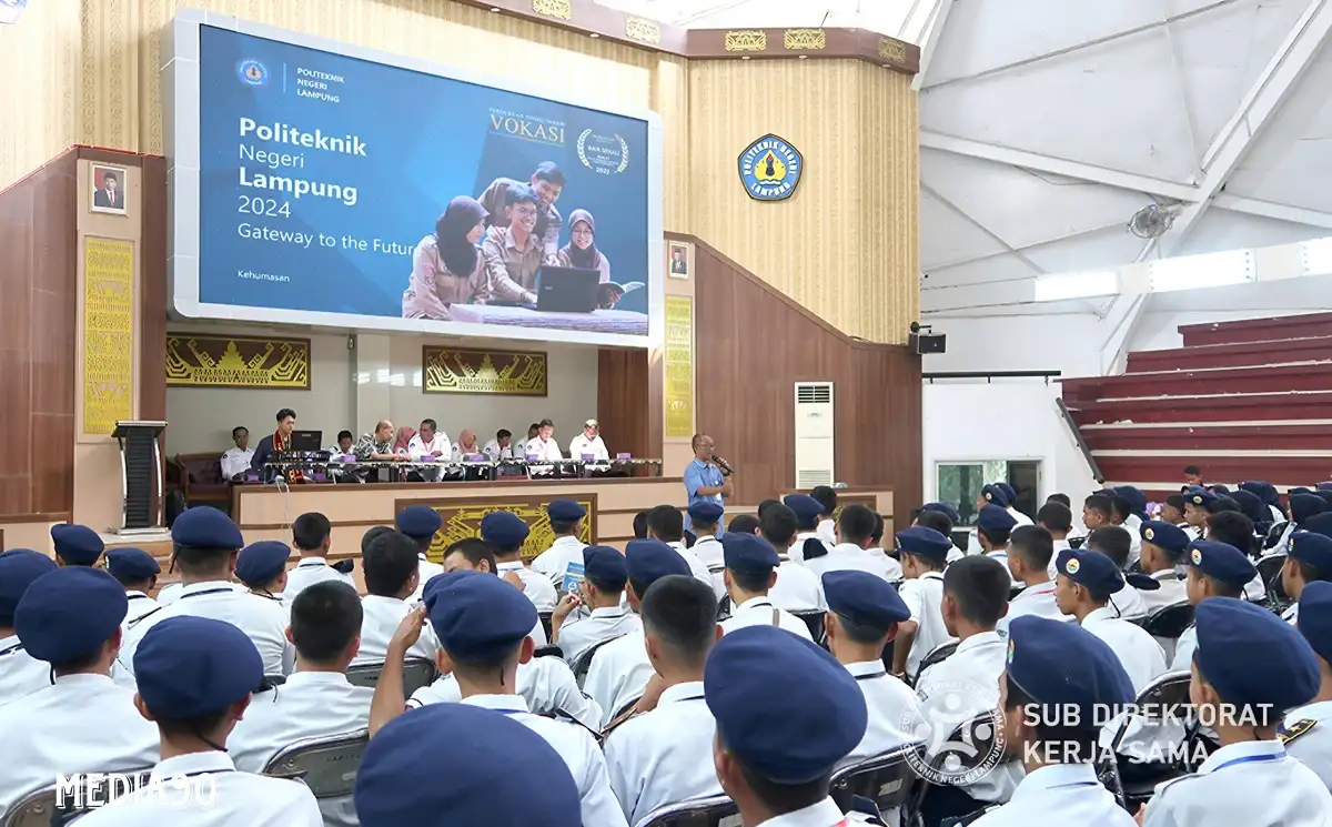 Polinela Terima Kunjungan Industri dari Siswaa SMKN 1 Raman Utara, Lampung Timur