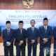 Prof Sarono Lantik Tiga Ketua Jurusan Baru di Polinela Periode 2024-2028