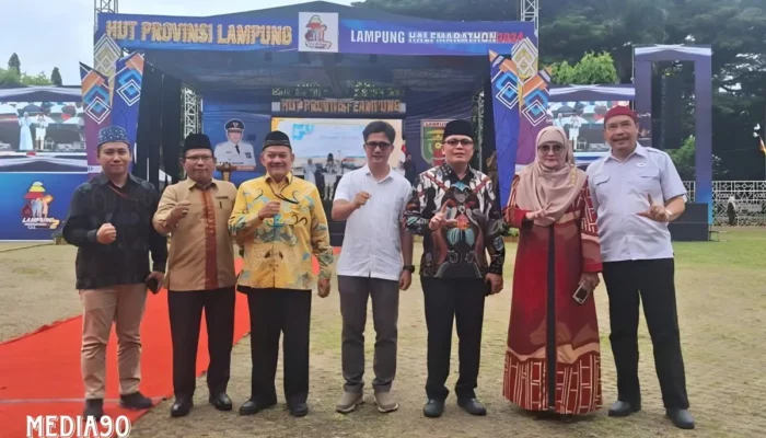 Rektor Universitas Malahayati Bandar Lampung Bergabung dalam Acara Halal Bil Halal dengan Gubernur Lampung