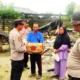 Satu Rumah Warga Dente Teladas Tulang Bawang Ludes Terbakar, Polsek Ulurkan Tangan Bantu Korban